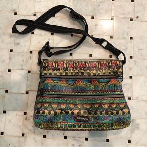 Sakroots Basic Crossbody One World pattern